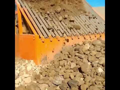 D Rock Grizzly Heavy-Duty Rock Separator | HD Model | 16′ Width | Handles Material Up to 36″ | Up TO 20 Tons | 50–120 HP | 20–45 GPM | For Skid Steers, Loader, Tractors, ATVs, UTVs & Excavators