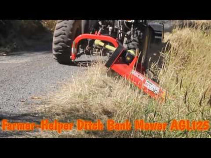Farmer Helper FH-AGL Standard Ditch Bank Flail Mower | 48" to 64" Working Width | 20-65HP For Tractor