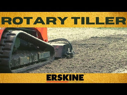 Erskine Rotary Tiller | 66" & 78" Width | Bi-Directional Tine Rotation | For Skid Steer