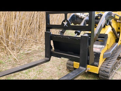 Star Industries Mini Skid Steer Forks & Frames | Forks Width 36" & 42" | Fork Frame 30.5" | 10–35 GPM | For Mini Skid Steers