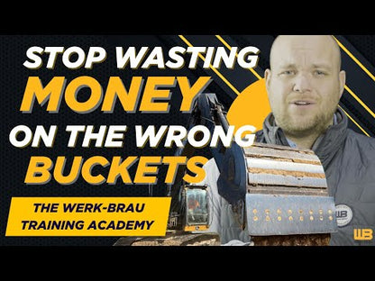 Werk-Brau Severe Duty Bucket | Heavy-Duty | Widths 18" To 48" | 12–120 Tons | For Excavators