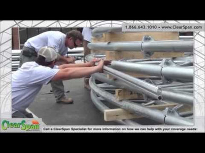 FarmTek ClearSpan HD Workshop Container Building System | Durable, High Clearance Container-Mounted Structure