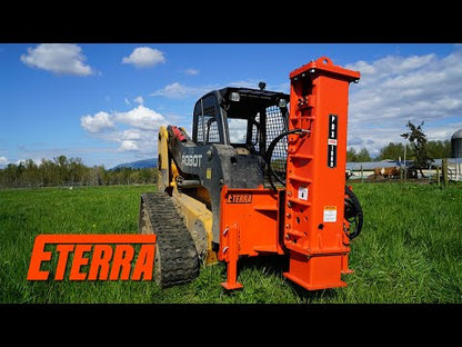 Eterra Attachments PDX-1000 Post Driver | 1,000 ft-lbs Impact Force | 13-21 GPM Flow | For Skid Steer