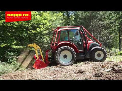 Seppi Forestry Mulcher with Knives / Carbide | Model Miniforst CL 150 / 175 / 200 | 59" - 79" Working Width | For Compact Track Loaders