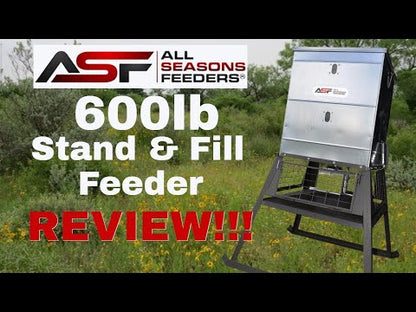 ASF Stand & Fill Broadcast Feeder | Capacity 600lb | Width 41" inches