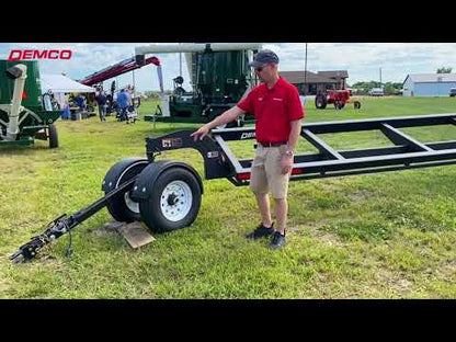 Demco | Heavy Duty Combine Header Transport Trailer | Model HT52HD | Dimension 62’ 6” | GVW 20,000 lbs | Horsepower 400 To 500 HP | For Tractor
