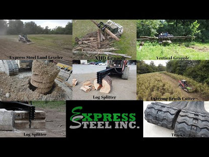 Express Steel Log Splitter | SKU ES22170 | Length 96" |  Hydraulic Flow 15+ GPM | For Skid Steers