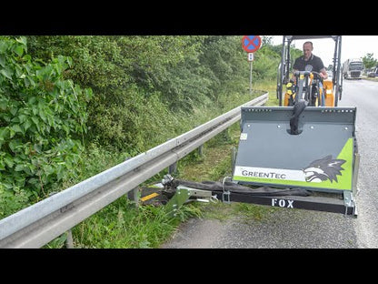 GreenTec Weed Eater Mower 3 Point Hitch | Model Fox 40 | Cutting Width 31.5" Inches | Horsepower 50 HP | For Tractors