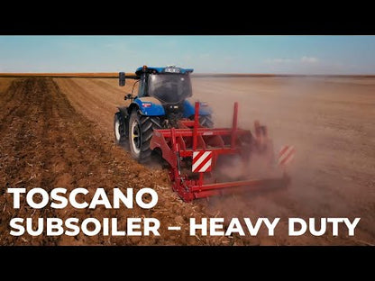 TOSCANO | Heavy Duty Subsoiler | Model 2500/5, 3000/7, 3500/7, 4000/9 & 5000/11 | Work Width 8.2 To 16.4 Feet | HorsePower 170-390 HP | For Tractor