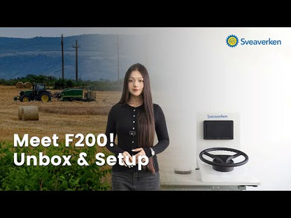 Sveaverken | F200 Auto Steer System | GNSS Guidance | 2.5cm Accuracy | 9 To 36 V Power Supply | Horsepower 60 To 500 HP | For Tractors