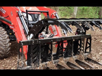 Top Dog Attachments Granite Grapple | Width 54"-84" | Horsepower19 to 75 HP | John Deere Quick Attach | For Tractor