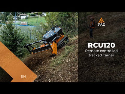 FAE Remote-Controlled Tracked Carrier | Model RCU120 | Up to 55° Slopes | 120 HP | For Forestry