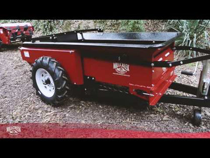 Millcreek | Compact Manure Spreader | Models 27+ & 37+ | 28" To 34″ Width | Capacity 28 cu. ft. To 37.3 cu. ft. | Ground Drive | Horsepower 12 To 15 HP | For Tractors