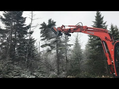 Forax Heavy Duty Mulcher | Model HD36 | Cutting Width 36" | 39 HP | Hydraulic Flow 19 GPM | 4-12 Tons | For Excavator / Skid Steer / Tractor