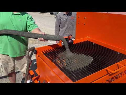 Venture 3/8 Special Trailer Concrete Hatz Diesel Engine Mounted Pump