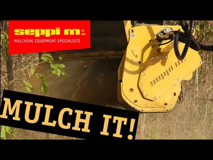 Seppi | Forestry Mulcher with Knives & Carbides | Model BMS 125 | Working Width 49" Inches | Machine Size 15 To 30 Tons | For Excavators