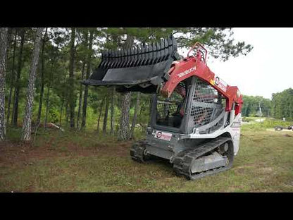 Solesbee’s | Reversible Stick Rake Blade | Width 6 To 8 Feet | Hydraulic Flow 18 To 20 GPM | For Skid Steers