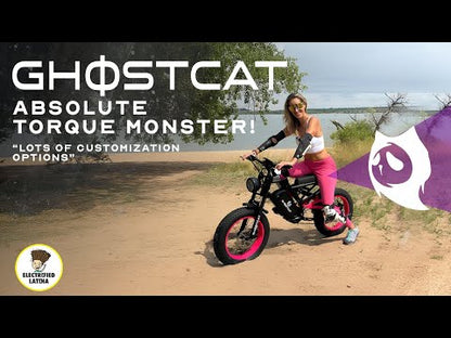 Ghostcat F3 Class 2 Electric Fat Tire Bike | 20" Tires | 750W Motor | 20MPH Top Speed | For Off-Road Adventure Ready