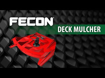 Fecon Deck Mulcher Brush Cutter | Model FDM62, FDM74 & FDM86 | Width 62" To 86" | 17–41 GPM | For Skid Steer & Compact Track Loader