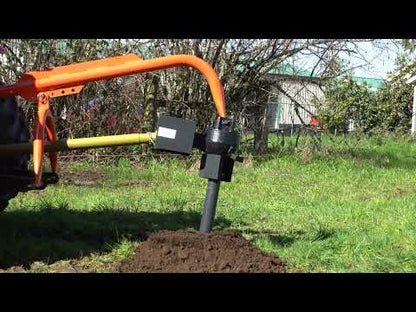 Farmer Helper FH-PHD Post Hole Digger 3PT Cat.I/II | 6in-12in Augar Diameter | 48" Auger Length | 25-55HP for Tractor