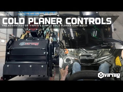 Virnig Cold Planer | Models PLR18 To PLR48 | Widths 18" To 48" | Hydraulic Flow 26 To 50 GPM | For Skid Steer & Track Loaders