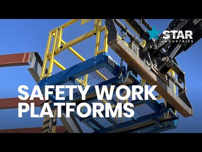 Star Industries Safety Work Platform Parts | Models Universal C & G | Guardrails, Gates & Hardware | For 1204C–1210C Forklift Work Platforms