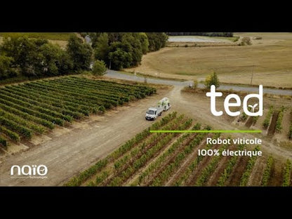 Naio Technologies Ted Vineyard Robot | Precision Mechanical Weeding | 100% Electric | Up to 5ha/day | GPS RTK Navigation