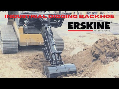 Erskine Industrial Digging Backhoe | With Pistol Grip Control Harness | For Skid Steer