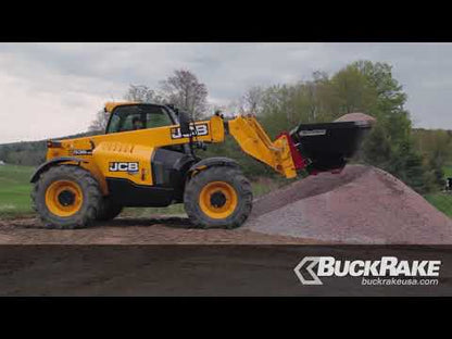 BuckRake Bagging Bucket 1.3 Cubic Yard |  For Loaders, Skid steers, Telehandlers & Excavators