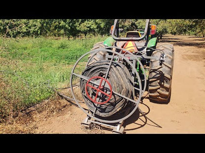 Agrishield Hydraulic 3PT. Universal Winder | Spool Diameter 36" | Hydraulic Oil Flow 5-8+ GPM | For Skid Steers & Tractors