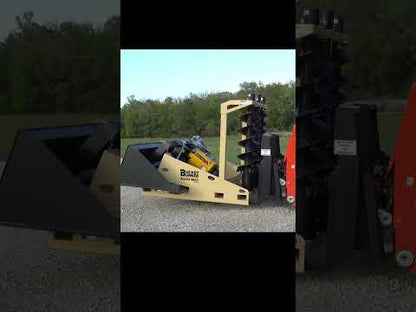 Bucket Bunker Auger Lite-PRO | Width 48" | Length 60" | Hydraulic Flow Range 15-30 GPM | For Skid Steers