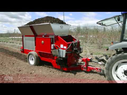 Mill Creek 55” Wide Compact Row Mulcher | 4.4 yd³ Capacity Heaped |For Tractors