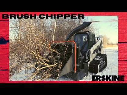 Erskine Brush Chipper | Chipper Capacity 5" & 8" | Hydraulics Flow 15-38 GPM  | For Skid Steer