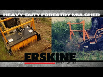 Erskine Heavy Duty Forestry Mulcher | HFM-1000, 1100, 1200 & 1300 Models | Hydraulic Flow 33-41 GPM | For Skid Steer