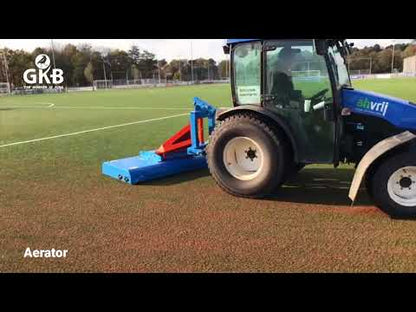 GKB Aerator |  Model AR100‑AR200 | Width 39"‑79"  | Horsepower 10‑50 HP | Towing eye / 3‑point (Cat I/II) | For Tractor