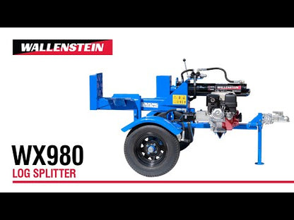 Wallenstein | Log Splitters | WX900 Series | Split Force 25-31 Ton | Horizontal & Vertical Splitting | For Heavy-Duty Wood Processing