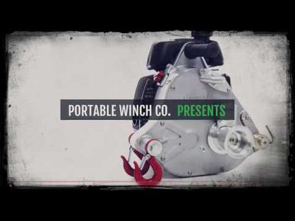 Portable Winch GXH50 Gas‑Powered Pulling Winch | PCW5000 | 2,200 lb Single / 4,400 lb Double Line