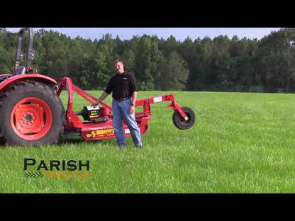 Brown Rotary Cutter With Stump Jump ( Heavy Duty 3-Point Hitch ) | Model 416 | Width 6' | Horsepower 55 HP | For Tractor