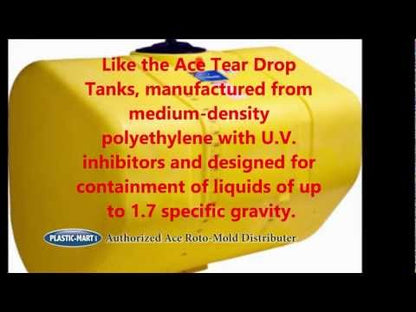 Ace Roto-Mold 9150 Gallon Plastic Vertical Liquid Storage Tank