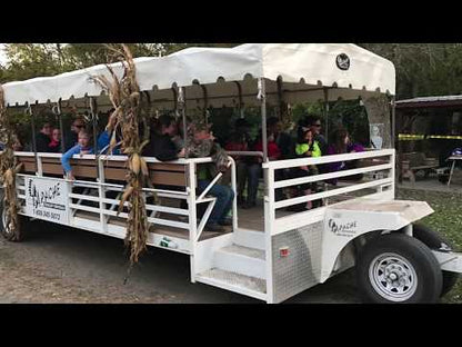 Apache Trolley “Open‑Air Limousine” | 30–35 Passenger Capacity | Pull Type | 40–60 HP | For Tractors & Trucks