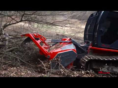 Prinoth Hydraulic Carrier Vehicle Track Mulcher | Model Raptor-300 | Diameter Mulching Material 98 inches | Engine Horsepower 275 HP