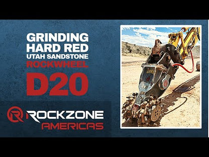 RockZone Soil & Dirt Mixer | Model MXR-D30 LH | Drum Width 53" | 25 To 42 Tons | For Excavator