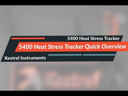 Kestrel 5400 WBGT Heat Stress Tracker (HST) & Weather Meter