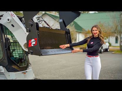 McLaren Industries 4-in-1 Bucket | Model 60X804X60 To 60X804X84 | Width 60" To 84" | 15 To 25 GPM | For Skid Steer