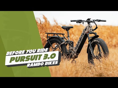 Rambo Pursuit FS 3.0 Step-Thru | 1,000W Bafang Hub Motor | Maximum Speed Up-To 30 Mph