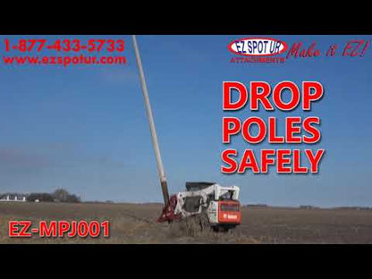 Ez Spot UR Attachment Mini Pole Jack | EZ-MPJ001 | 20–30 GPM | 3–5 Tons | For Skid Steer, Compact Track Loaders, Wheel Loaders, Excavators, Mini Excavators, Telehandlers & Backhoes