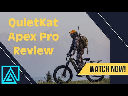 QuietKat Apex Pro Electric Hunting Bike | 1000W Motor | 17.25AH/48V Battery