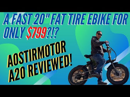 Aostirmotor 500W Low Step Fat Tire G20 | 36V 13AhBattery | 25-35k per Charge