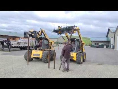 Montana Post Driver | T-Rex 350E Series | Width 18" & 28" inches | Oil Flow Range 5-20 GPM | For Skid Steers & Loaders