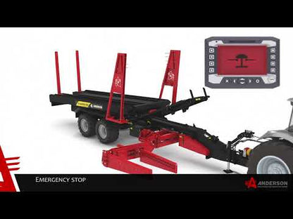 Anderson StackPro 7200 Bale Trailer | 27 Bale Capacity | 175 HP For Tactor